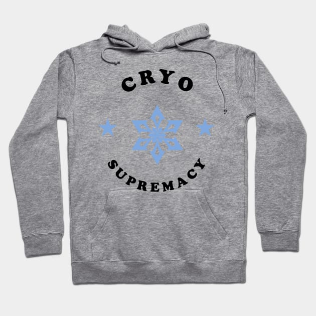 Cryo element - Genshin Impact Hoodie by Oricca